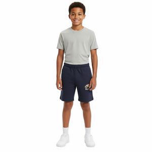 Roots Kid Classic Navy Track Jogging Sweats Shorts Youth Boy Size 12 Drawstrings